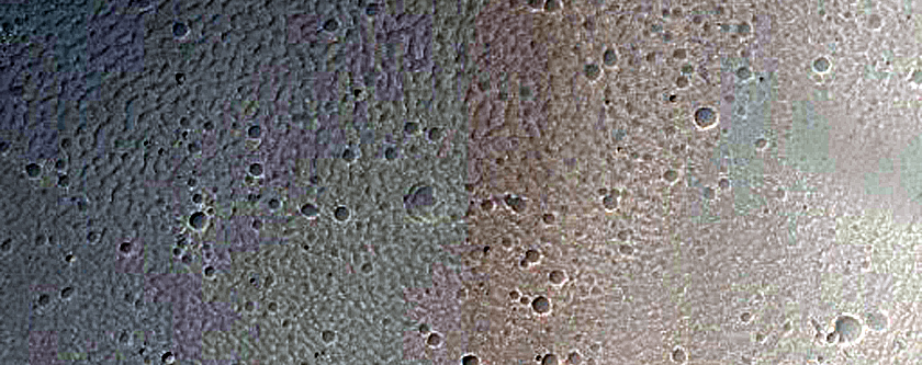 Crater in Volcanic Terrain