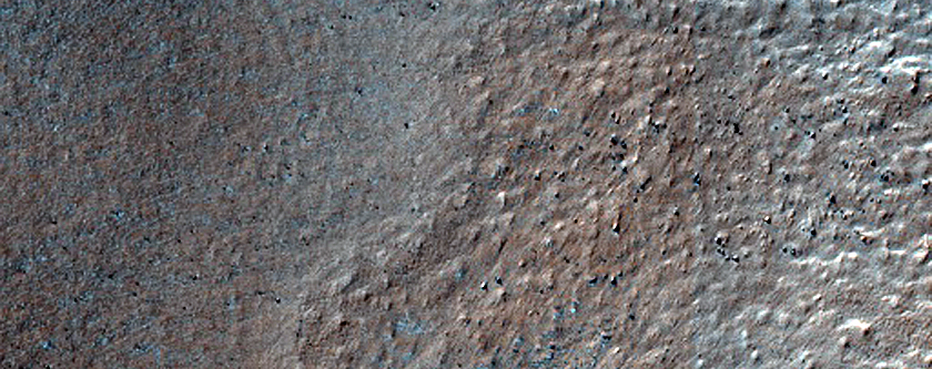 Degraded Crater South of Hellas Planitia