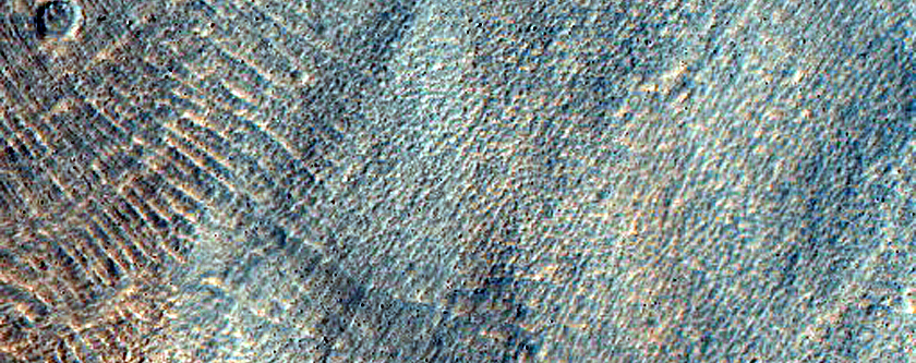 Well-Incised Gullies above Lobate Debris Apron