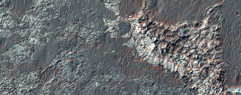 Basin near Ladon Valles