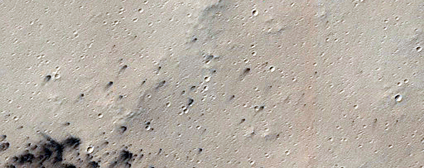 Candidate Recent Impact Site