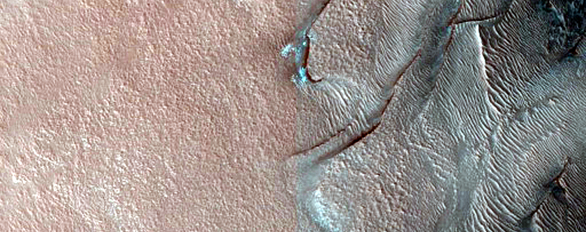 North Polar Layered Deposits Avalanche Monitoring Site