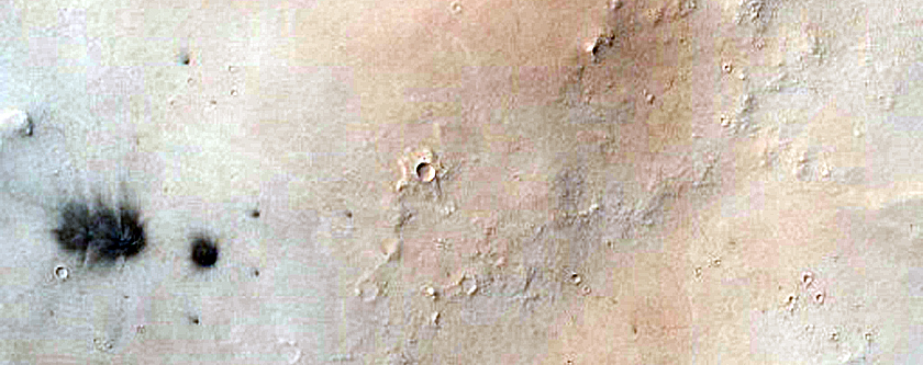 Candidate Recent Impact Site