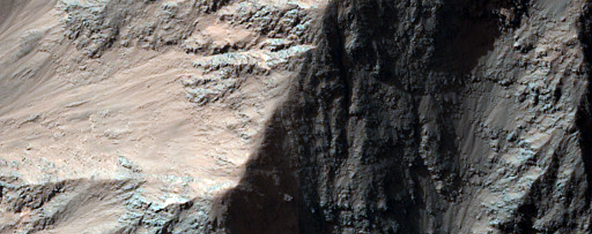 Canyon Walls in Coprates Chasma
