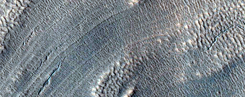 Concentric Crater Fill Stratigraphy