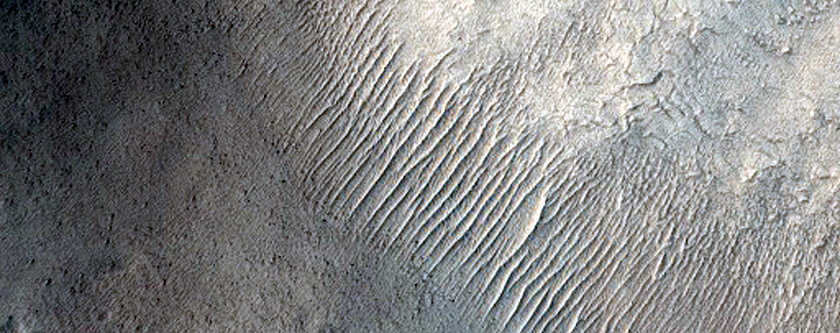 Crater with Wall Breach