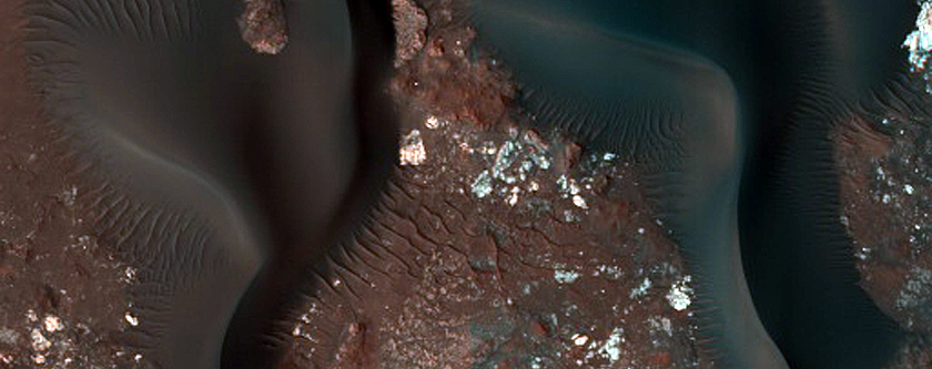 Stokes Crater Bedform Monitoring