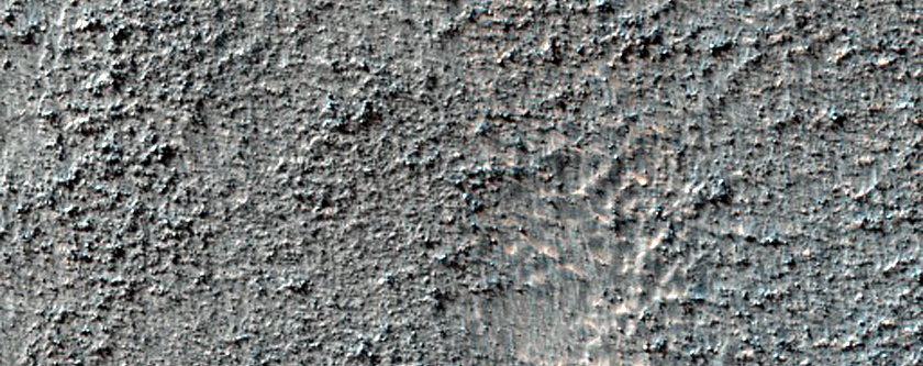 Margin of Lobate Deposit in Nereidum Montes