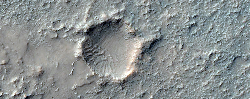 Inverted Channel in Noachis Terra