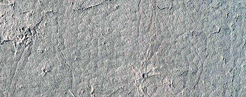 Possible Rock Falls on Steep Slopes in Cerberus Fossae