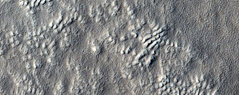 Ridge in Crater Wall