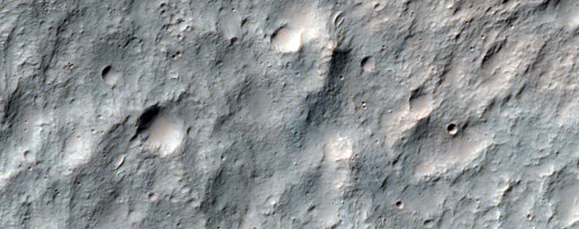 Terrain Northeast of Martz Crater
