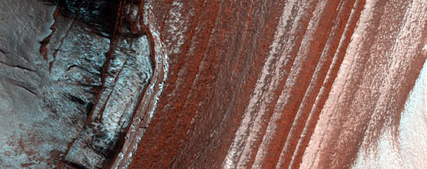North Polar Layered Deposits Avalanche Monitoring