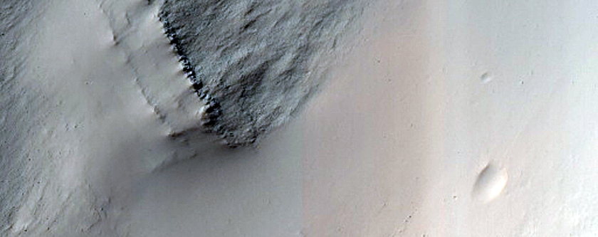 Crater in Noachis Terra
