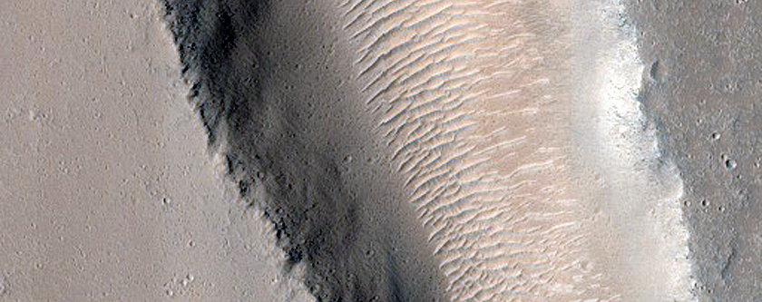 Terrain Southwest of Albor Tholus