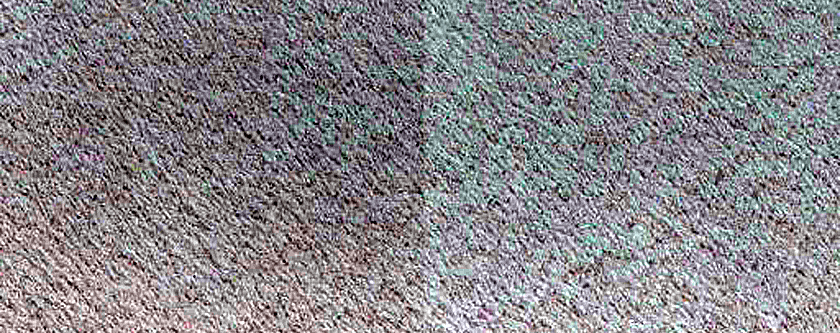 Steep Scarp on Edge of North Polar Layered Deposits