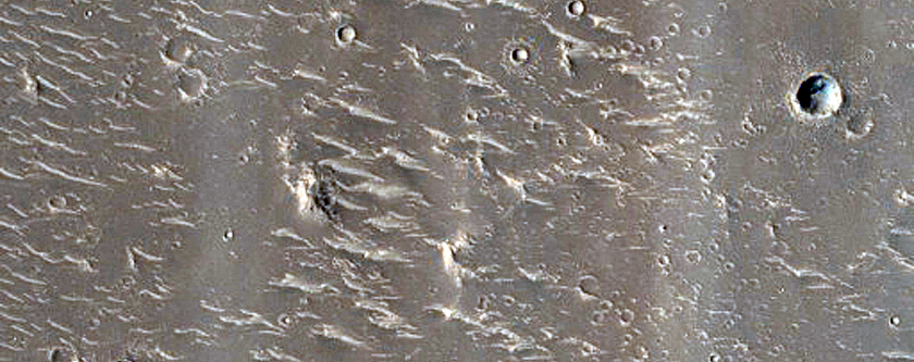 Eroded Features in Hephaestus Fossae