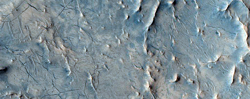 Ridge Network Northwest of Nili Fossae