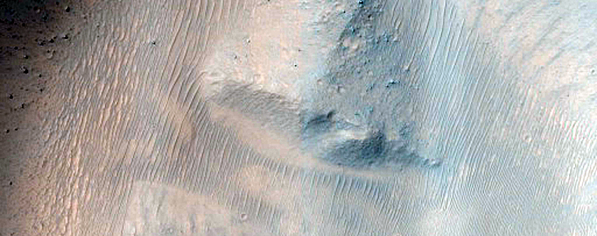 Crater in Chaos Terrain