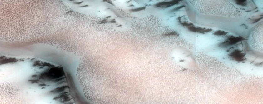 North Polar Dune Seasonal Defrost Monitor Site