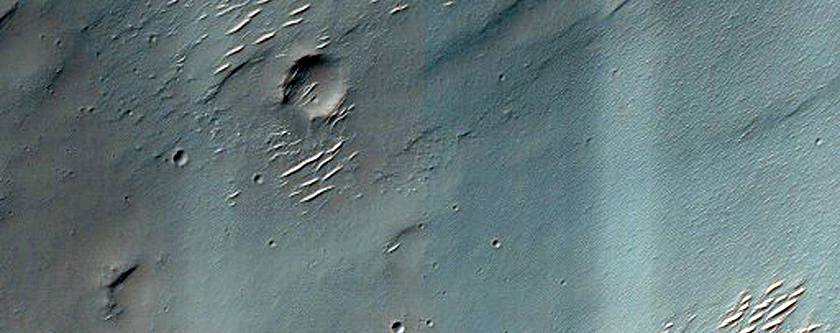 Crater Northwest of Hellas Planitia