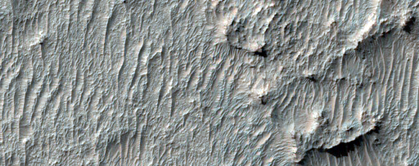 Inverted Channel in Noachis Terra