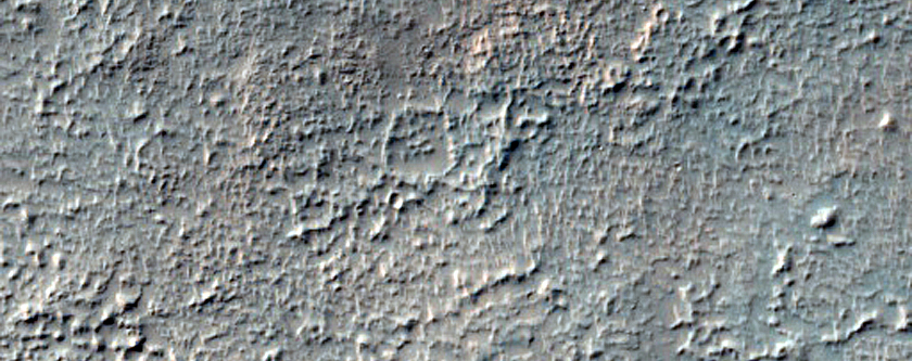Inverted Channel in Noachis Terra