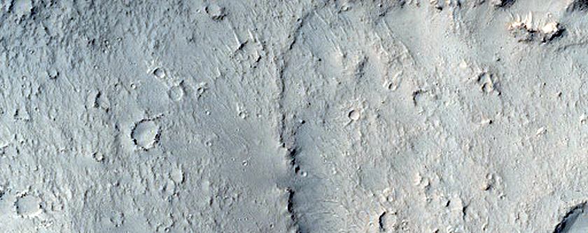Interaction between Lava and Hills in Cerberus Region