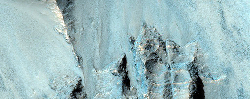 Slopes of South Melas Chasma