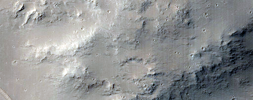 Crater Wall near Cerberus Palus