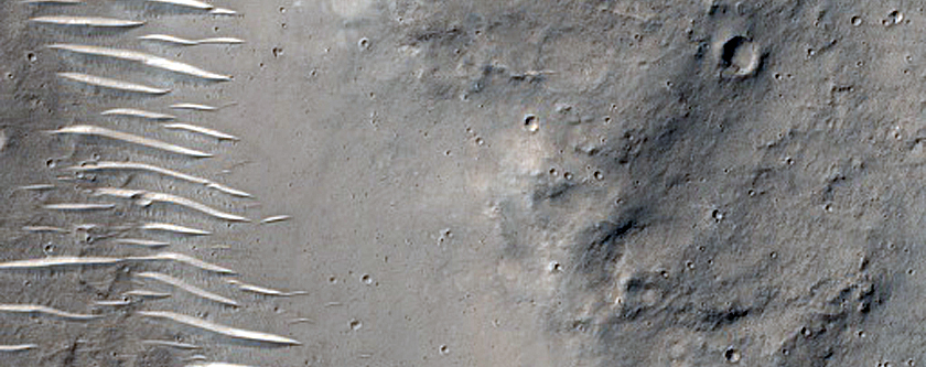 Channel and Possible Fault in Southern Low-Latitudes