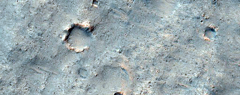 Series of Small Fresh Craters