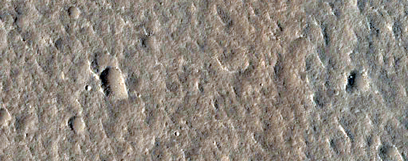 Candidate Recent Impact Site