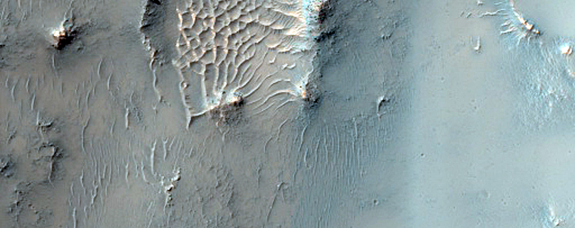 Rim of Elliptical Crater