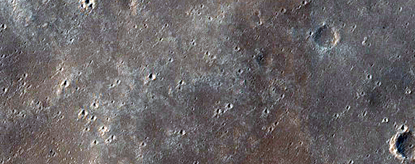 Candidate Recent Impact Site