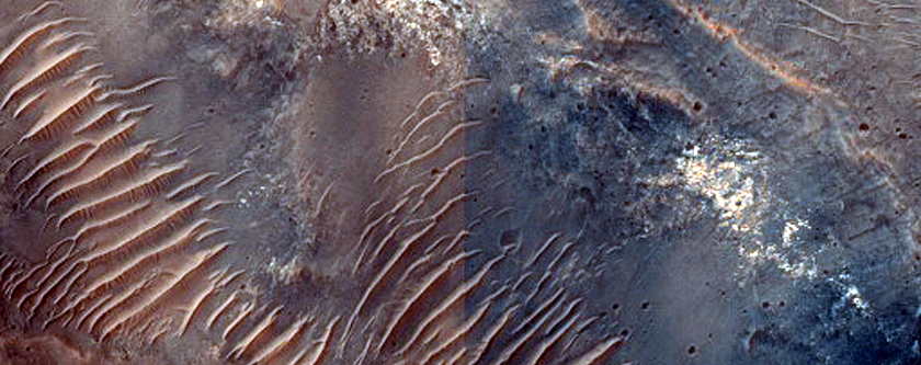 Light-Toned Materials on Poona Crater Floor