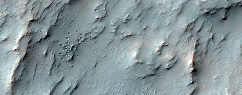 Inverted Channel in Noachis Terra