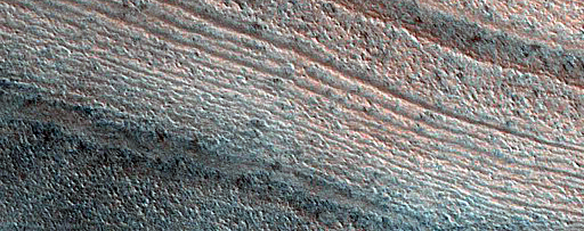Sustained Bright Patches at Margin of North Polar Layered Deposits