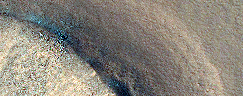 Crater with Steep Slopes