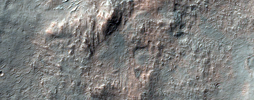 Terrain Southwest of Molesworth Crater