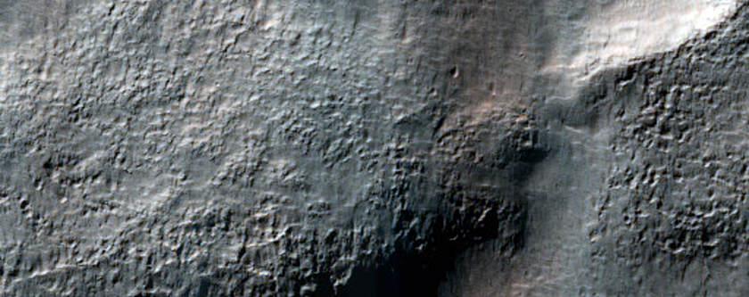 Terrain Southwest of Greeley Crater