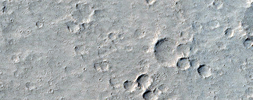Candidate Recent Impact Site