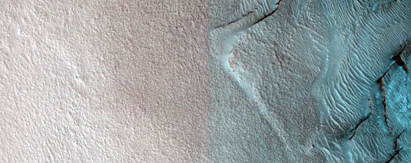 North Polar Layered Deposits Avalanche Monitoring Site