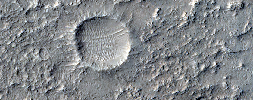 Terrain Sample in Amenthes Rupes