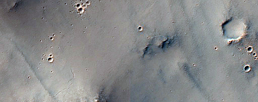Terrain Southeast of Madler Crater