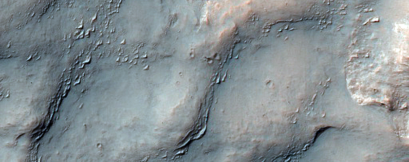 Bedrock on Crater Floor