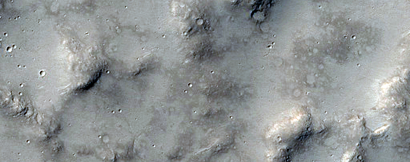 Channels West of Gusev Crater