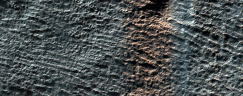 Terrain Sample in Hellespontus Montes