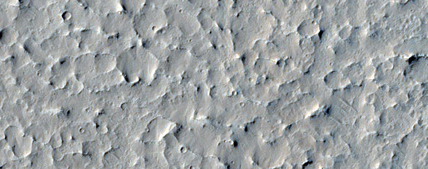 Terrain Sample in Ceraunius Fossae