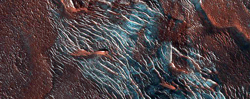 North Polar Layered Deposits Avalanche Scarp Site